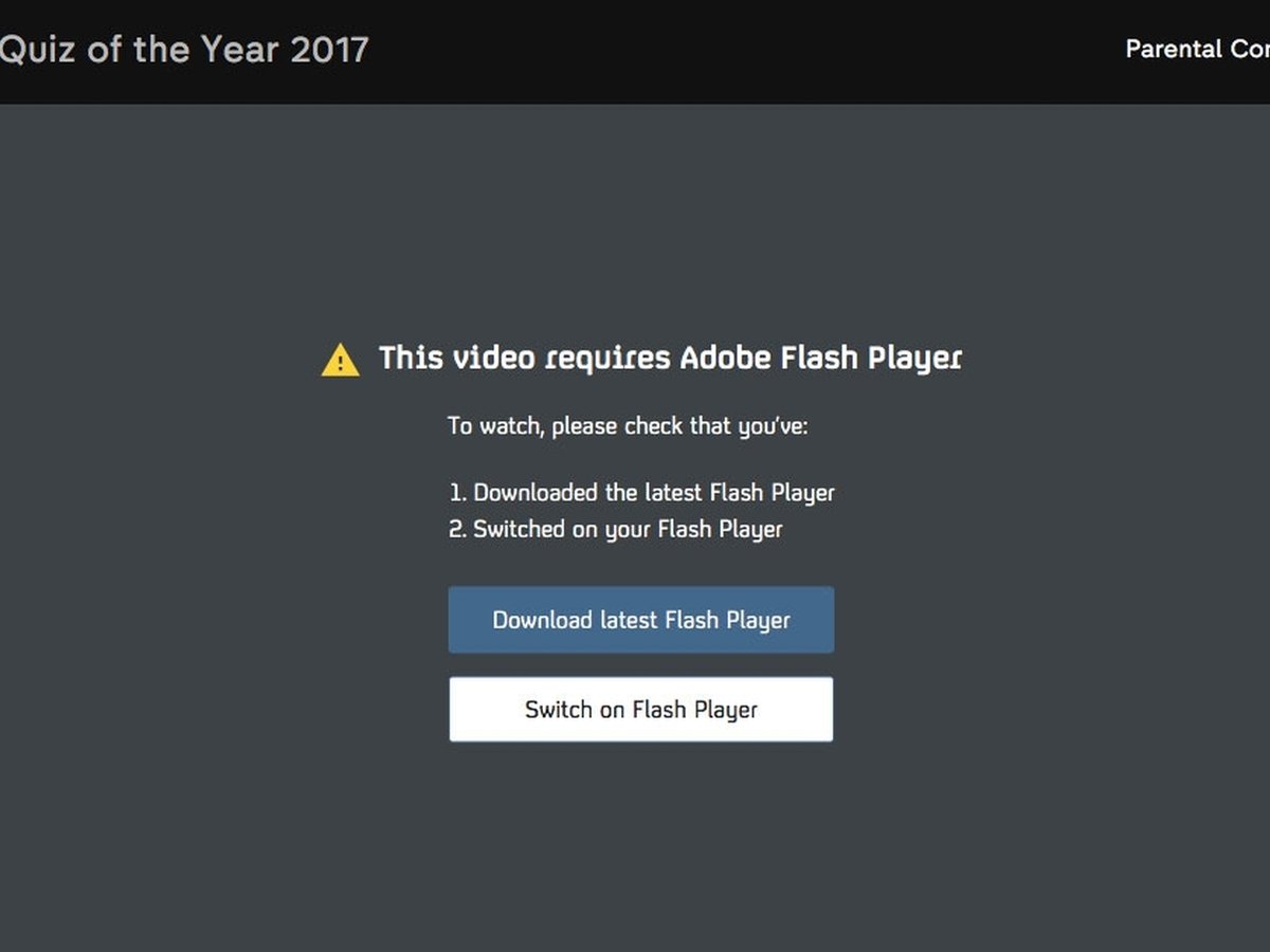 mac and flash player